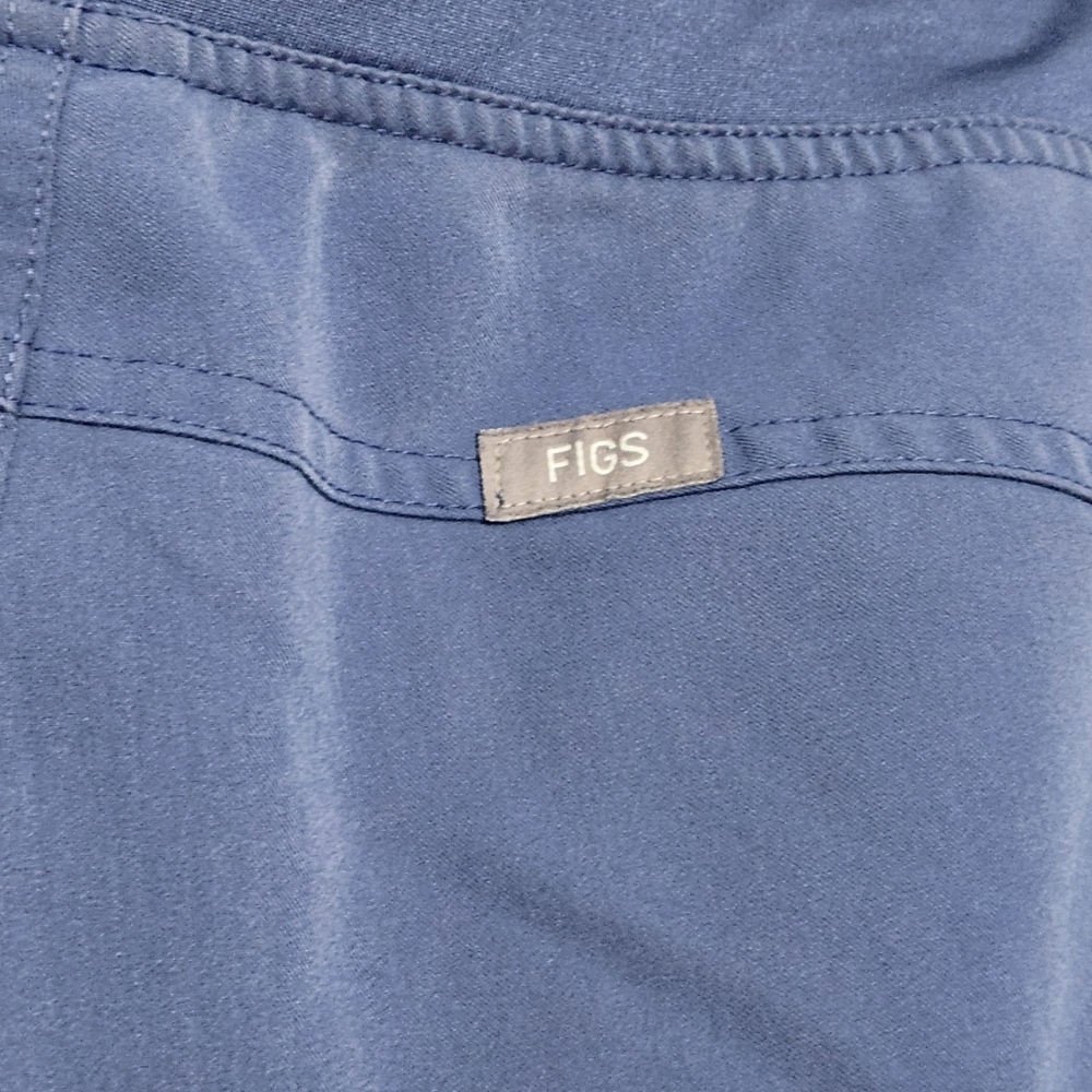 Figs Women's Technical Collection Scrub Pants Drawstring Blue Strait Leg M/P - Picture 8 of 14